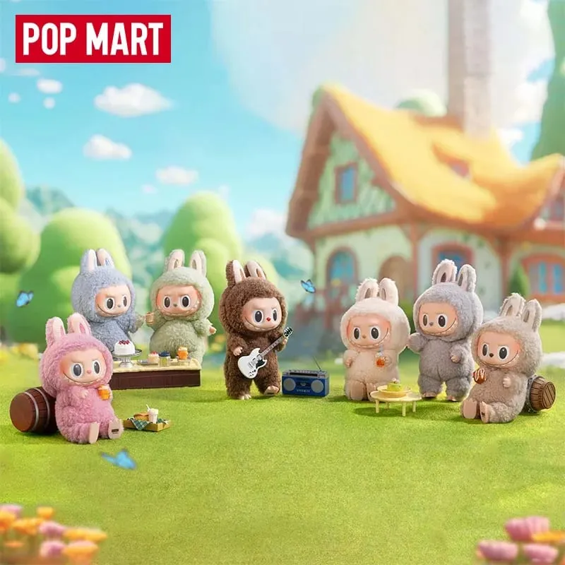Original POP MART LABUBU Blind Box Spielzeug DIE MONSTER Aufregende Macaron Vinyl Gesicht Überraschung Mystery Box Kawaii Anime Action Figur — image 2