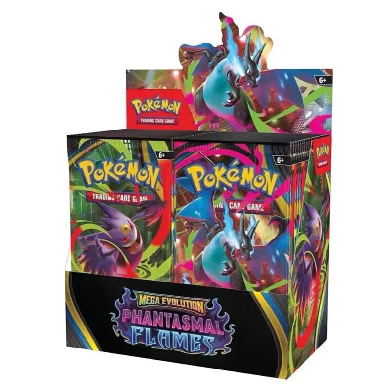 360 Cái/bộ Pokemon Thẻ Tiến Hóa MEGA Hỗn Loạn Tăng Hình Lăng Trụ Diễn Biến Đen Bu Lông Tiếng Anh Tăng Áp Trận Giao Dịch Thẻ — image 3