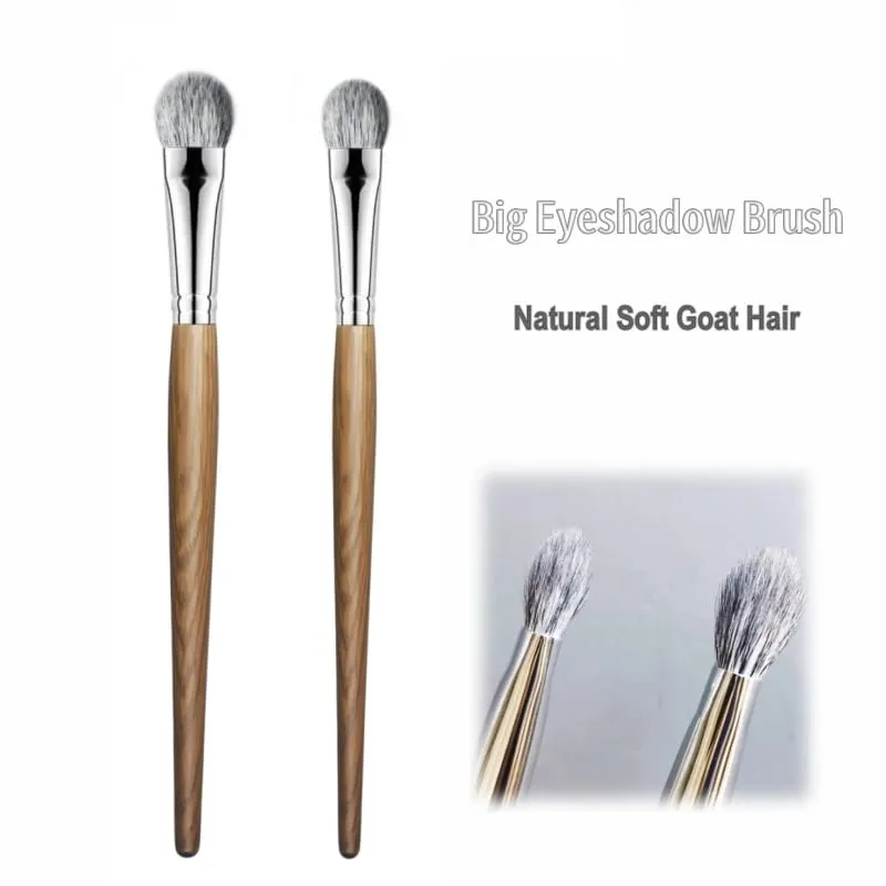Kuas Eye Shadow Blending Kuas Rias Eyeshadow Alat Rias Rambut Kambing Alami Berbulu Lembut — image 1