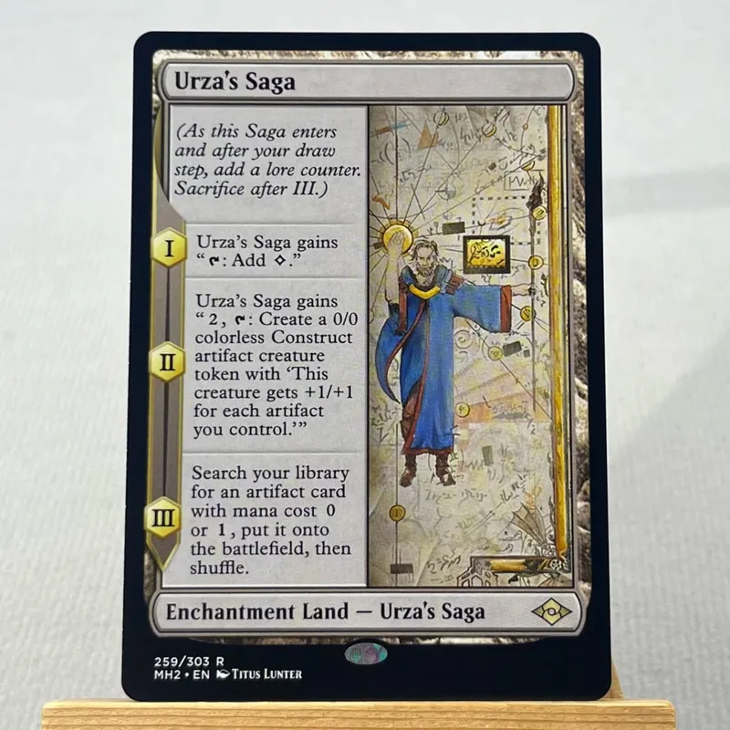 MH2 HOLO7-Ⅰ03 Kad Tcg Jerman Teras Hitam Ragavan Gesit Saga Urza Mengambil Tanah Mesa Gersang Tabung Cabal — image 12
