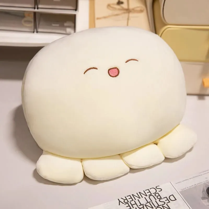 35 ซม.Octopus หมอน Plush ตุ๊กตา Ball Shape สัตว์น้ำมืออุ่นหลุมอุ่นน่ารัก Face Plushie กลับสนับสนุน — image 7