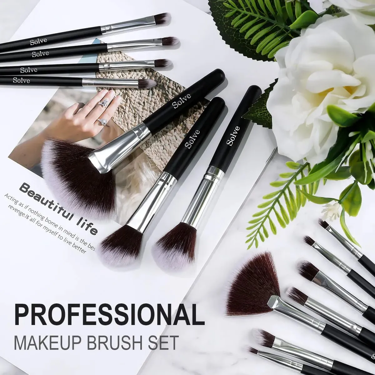 32Pc Makeup Brush Set Cosmetic Tools for Powder Eye Shadow Foundation Blush Blending Beauty Makeup Brush Kit for Makeup Starters — image 5