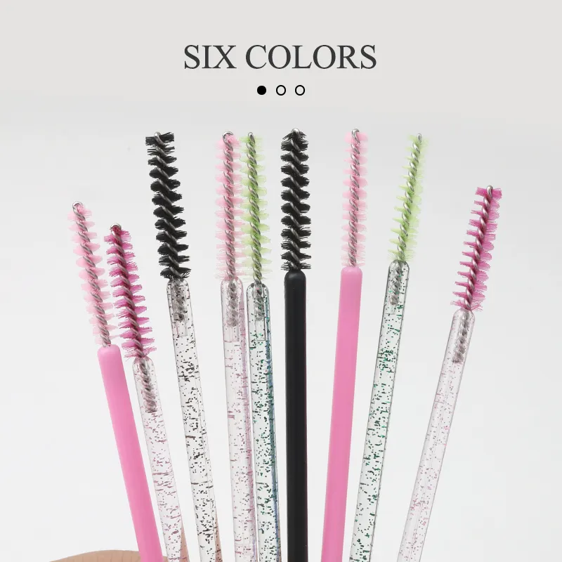 Baguettes de Mascara jetables, brosses à bobines, Micro outil d'extension de cils, maquillage, fourniture de cosmétiques de beauté, 50/100 pièces — image 3