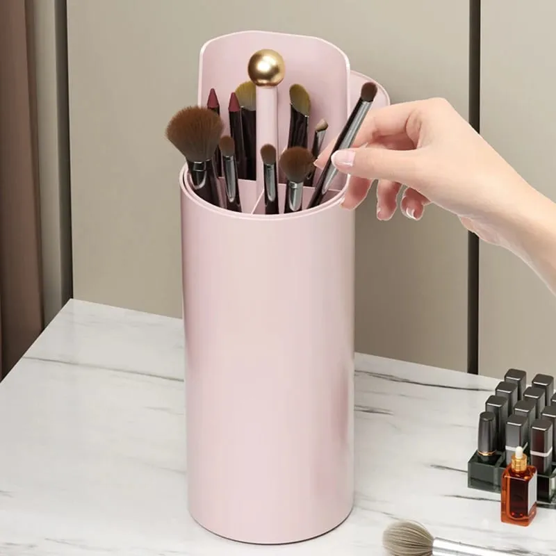 Úložný válec štětců na make-up Automatické zvednutí prachotěsné víko s automatickým otevřením pro tužky na obočí a štětce na make-up — image 4