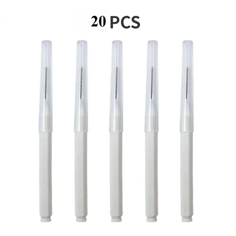 20/50PS Tragbare Mini Augenbraue Pinsel Einweg Wimpern Stirn Heben Pinsel Applikatoren Lash Verlängerung Kamm Schönheit Make-Up-Tools — image 12