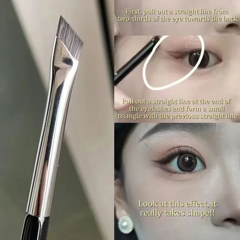New Brow Contour Makeup Brushes Eyebrow Eyeliner Brush Professional Super Thin Angled Liner Eye Brush Make Up Tools — image 16
