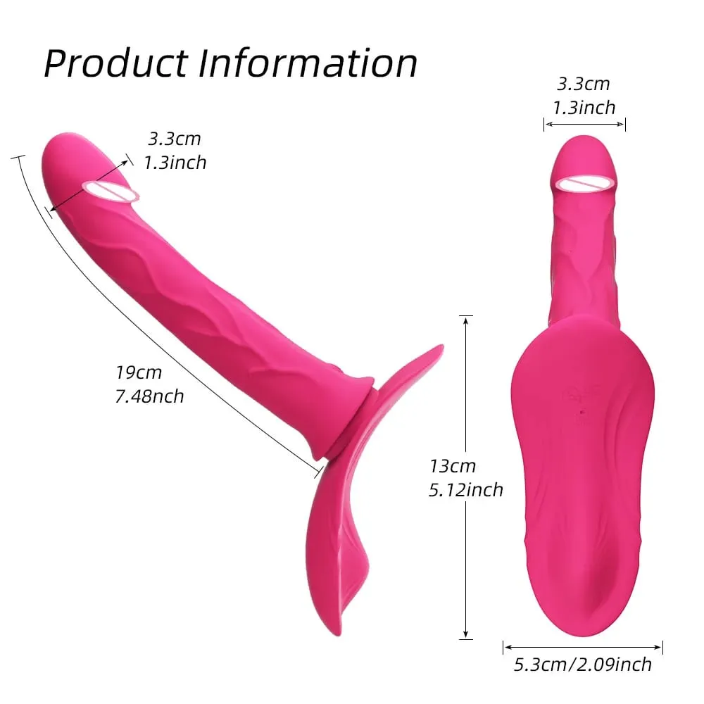 Vibratore spintore, telecomando, cinturino vibrante in silicone, punto G, indossabile, vibratori, mutandine, giocattolo del sesso per le donne — image 6
