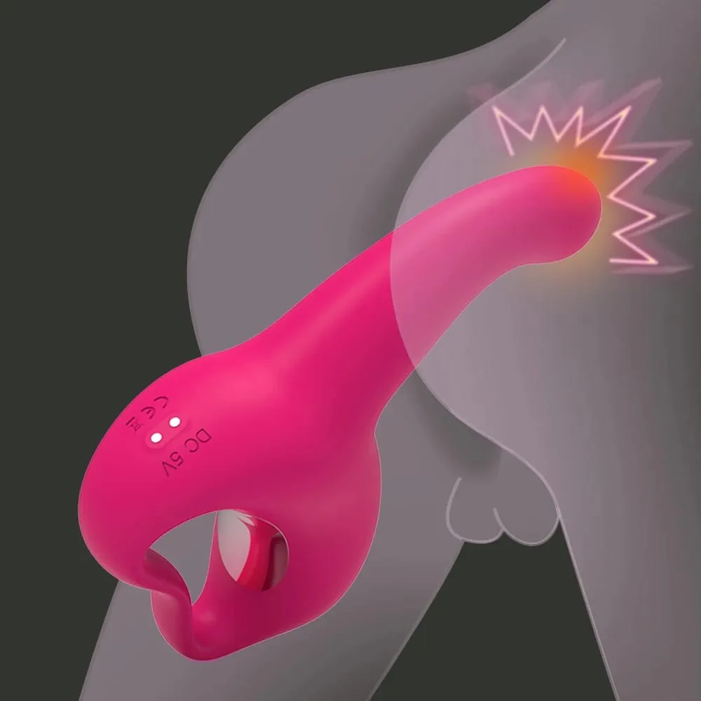 นิ้ว Wiggling Vibrator นวดต่อมลูกหมากสำหรับชายมอเตอร์คู่ที่มีประสิทธิภาพ Anal Vibrators เกย์ Climax Anus Stimulator เพศผู้ใหญ่ของเล่น — image 1