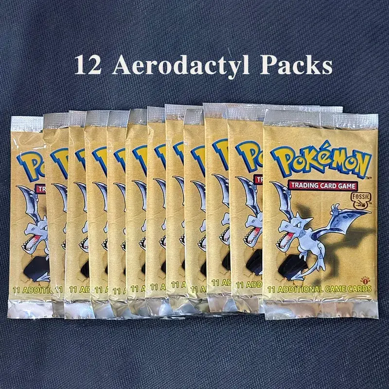11 Karten/Packung PTCG Booster Packs Ersatzkarte Dschungel/Fossil/Basisset Charizard Blastoise Venusaur PKM Brettspiel-Sammelkarten — image 16