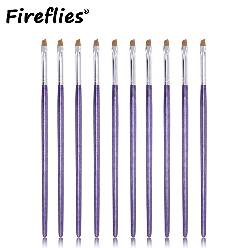 2/5/10PCS Upgrade Blade Eyeliner Brush Ultra Thin Flat Fine Eye Liner Makeup Brushes Flat Eyeliner Brush Eyebrow Make Up Tool — image 7