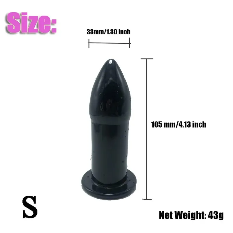 Juego de 5 unidades de tapón Anal con forma de bala, Kit de entrenamiento con tapón Anal, dilatador, entrenamiento progresivo, juguete sexual para adultos para mujeres, hombres y parejas — image 10