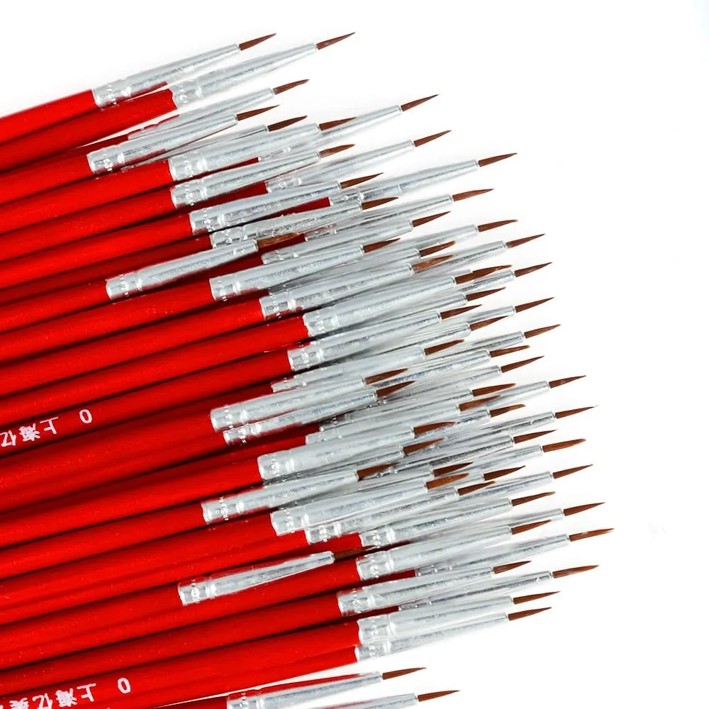 10Pcs 좋은 손으로 그린 얇은 후크 라인 펜 드로잉 아트 펜 나일론 브러쉬 메이크업 아이 라이너 펜 세부 브러쉬 화장품 미술 용품 — image 2