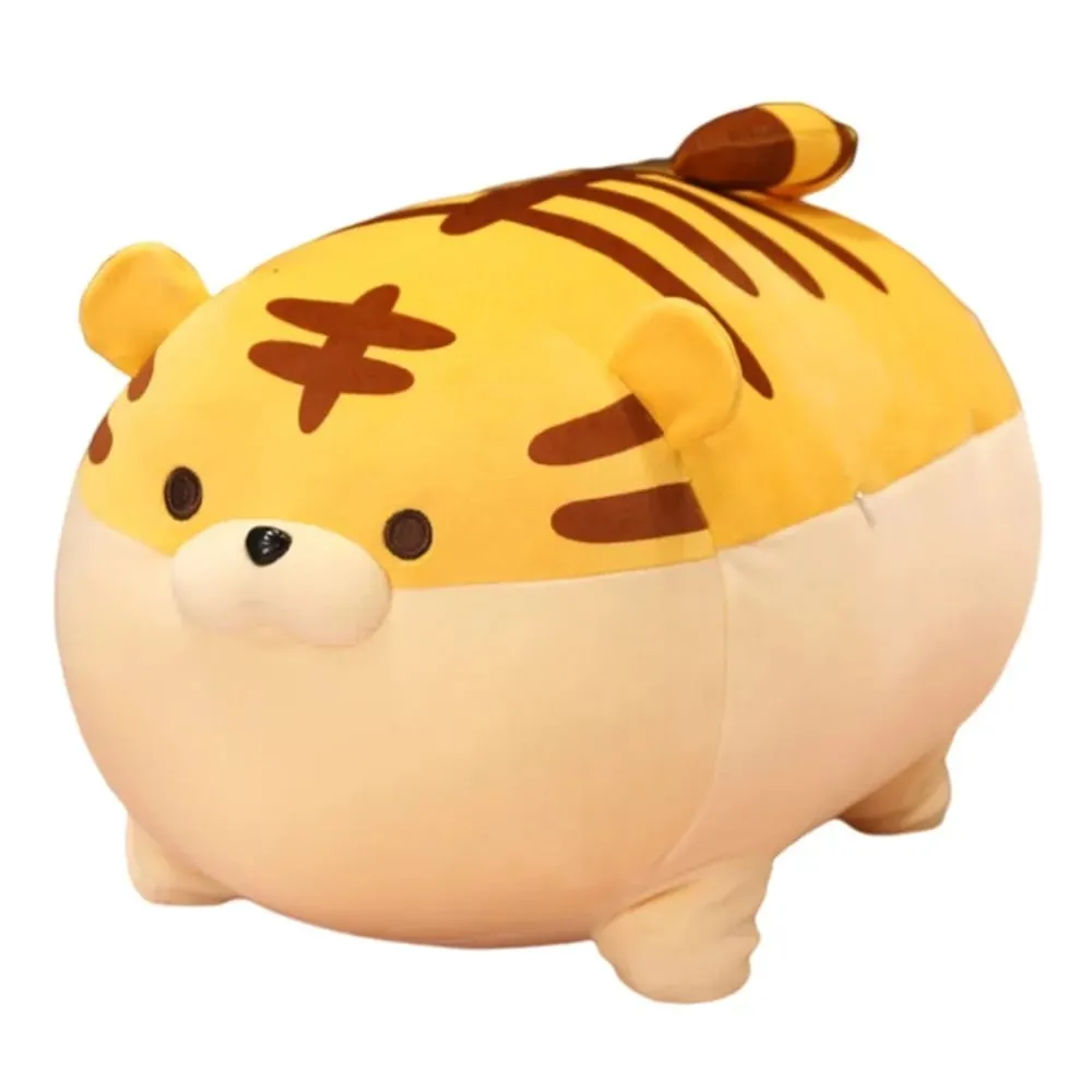 Bantal Plush Kapas Bawah Kreatif Boneka Kartun Comel Mainan Mewah Harimau Mewah Lembut Riadah Harian — image 6