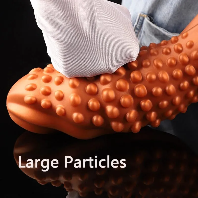 Lobo dente vara enorme longo anal plug grande vibrador butt plug ânus expansão estimulador massagem de próstata brinquedos sexuais anal para mulher homem — image 4