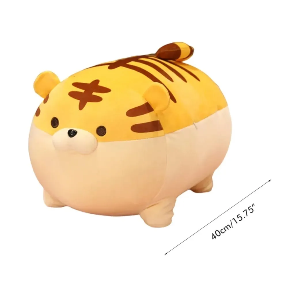 Bantal Plush Kapas Bawah Kreatif Boneka Kartun Comel Mainan Mewah Harimau Mewah Lembut Riadah Harian — image 7