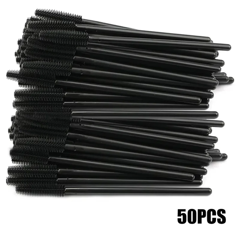 50/100 stücke Wimpern Pinsel Silikon Wimpern Pinsel Mascara Wands Applikatoren Für Frau Lash Augenbrauen Kosmetik Make-Up-Tool — image 11