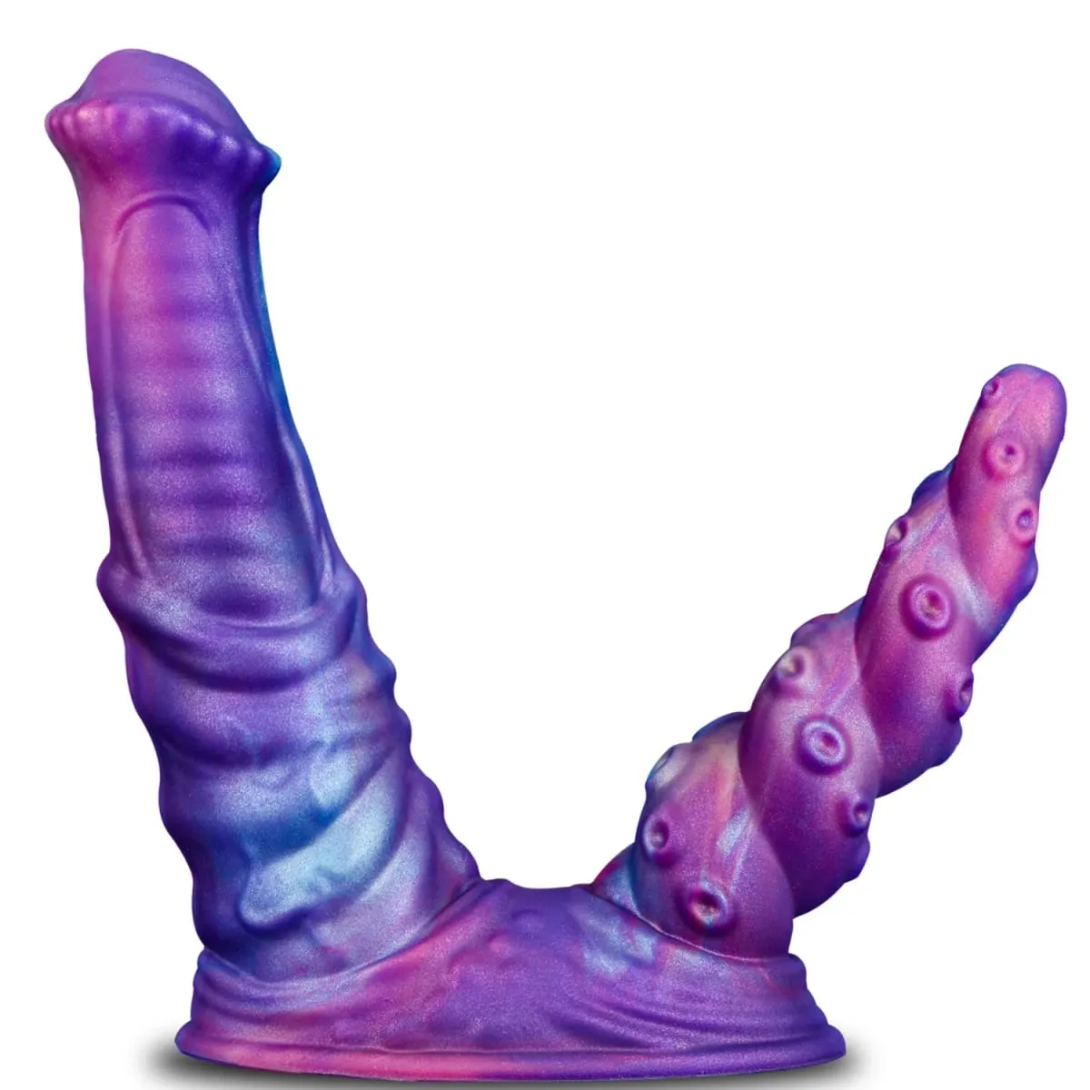 Double Ended Anal Plug สมจริง Monster Dildo Strong ถ้วย Anal ButtPlug ต่อมลูกหมากนวด G-spot กระตุ้นเลสเบี้ยนเกย์ Sex Toy — image 3