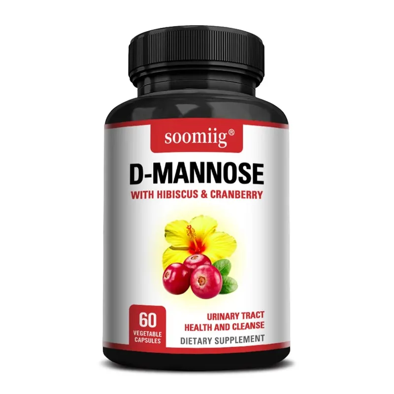 D-Mannose with Hibiscus & Cranbrry Supplement Support Urinary Tract Bladder Health and Reduce Urinary Tract Infections Non-GMO — image 9