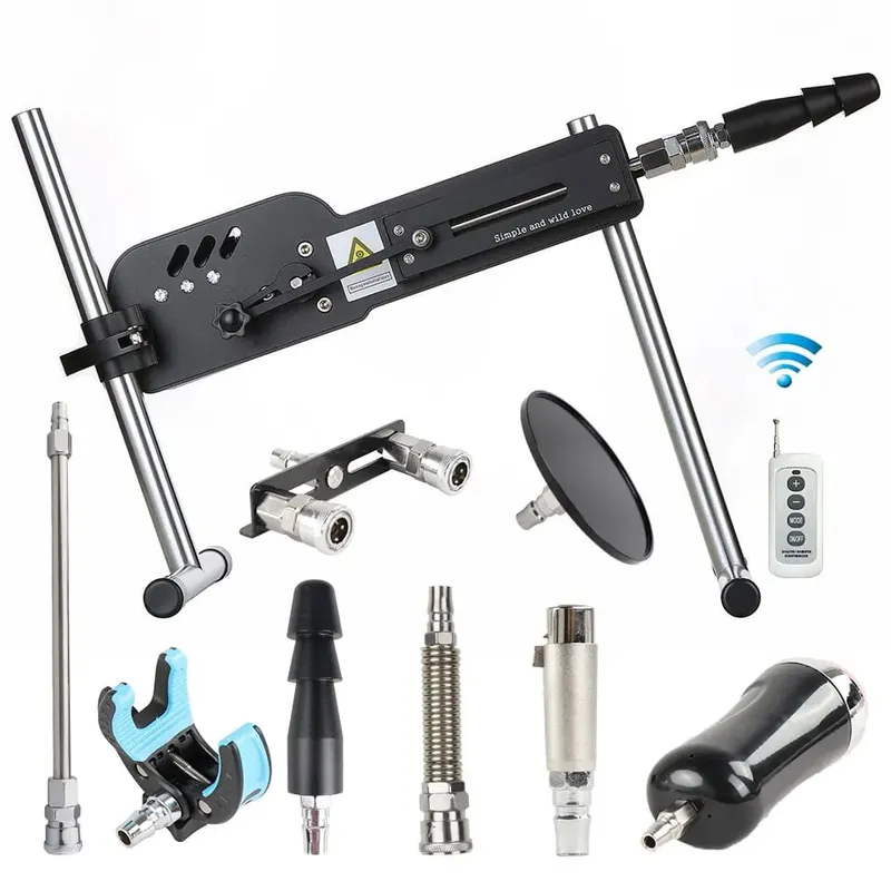 שדרוג מכונת סקס עם שלט רחוק Super Silent Ultra Adjustable Vac U Lock 30db 70W מכונת אהבה עם Big D חינם — image 27