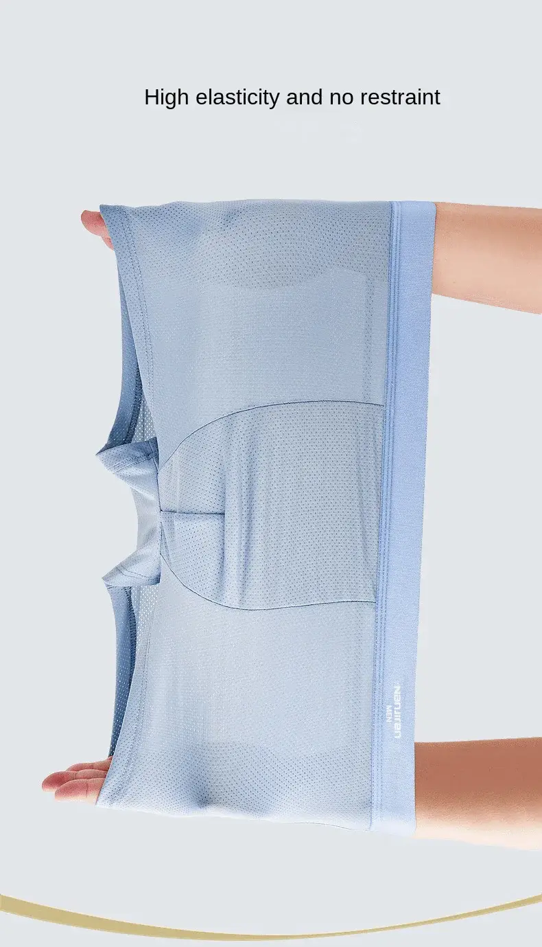 Men Boxers Men's Underwear 3A Antibacterial Underpants Ice Silk Men Boxer Shorts Breathable Elastic Male Panties Plus Size L-6XL — image 9