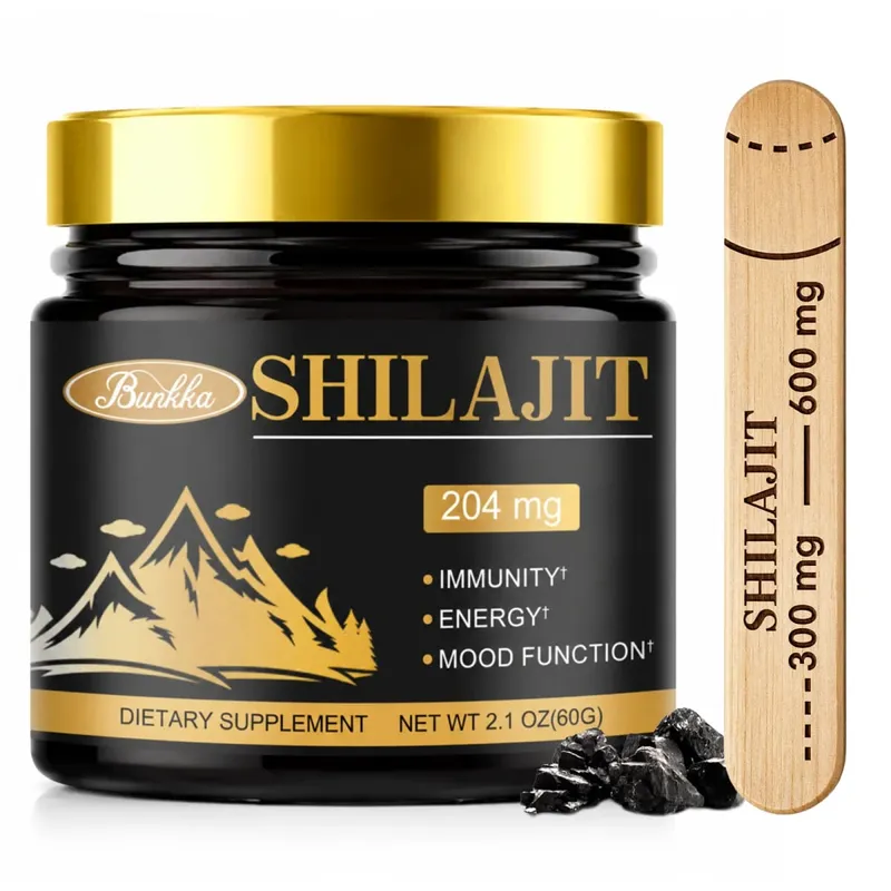 100% Pure Natural Original Shilajit Resin Himalaya Support Hormone Balance for Men & Women Support Immunity Heart & Skin Health