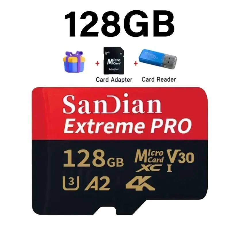 Vysokorychlostní 128GB Micro TF karta Class10 256GB Flash karta 512GB paměťová karta pro smartphone tablet — image 11