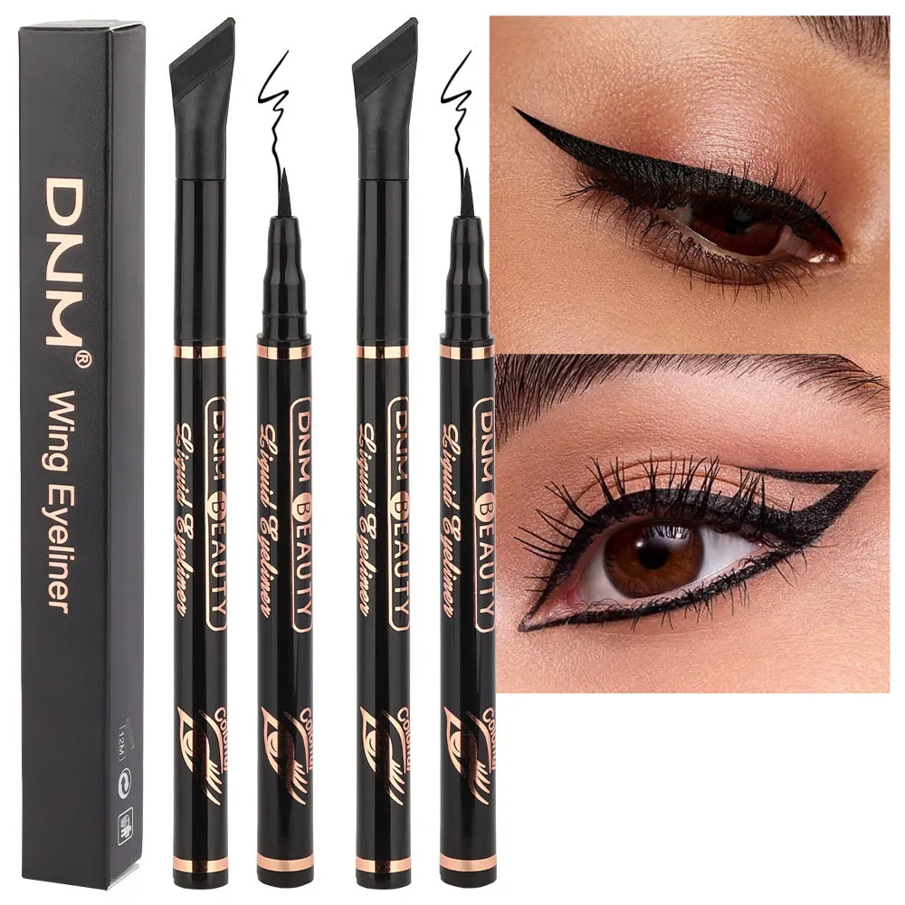 Penna per eyeliner liquido opaco a 12 colori Nero Viola Trucco Impermeabile A rapida asciugatura Liscio Ultra-sottile Eye Liner Suggerimenti per le ali Cosmetico — image 4