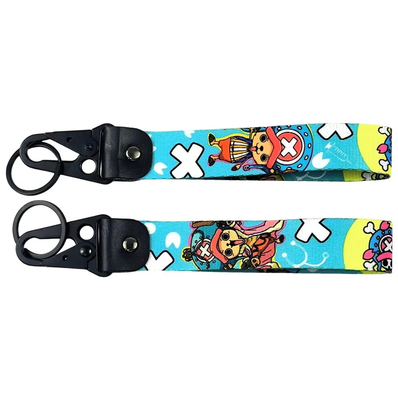 One Piece Cool Eagle Beak Keychain Lanyard Anime Manga Series Badge Holder USB Pendant Portable Key Lanyard Accessories — image 9