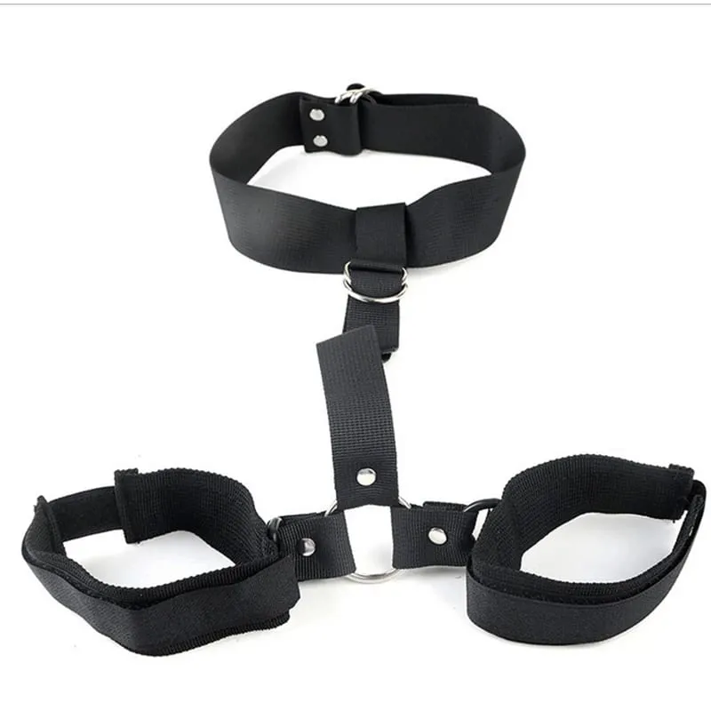 ปรับBondageเกียร์Handcuffs Cuffsข้อเท้าเปิดขาRestraint Fetishเพศของเล่นสำหรับหญิงคู่ผู้ใหญ่เกมไม่มีVibator — image 8