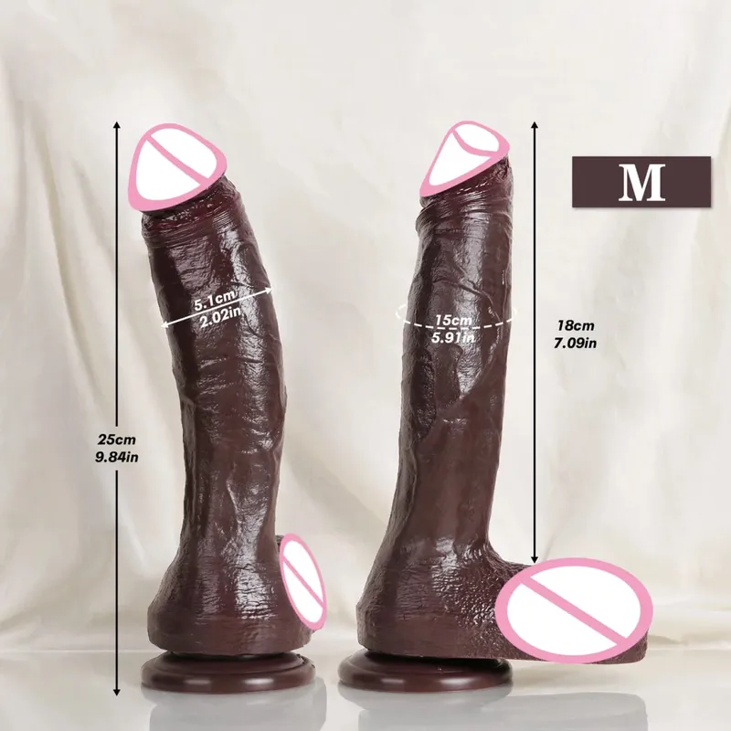 Vibrador realista pênis macio duplo silicone vibradores vaginal e anal masturbador pau grande para mulher masturbação adulto brinquedo sexual 18 + — image 14