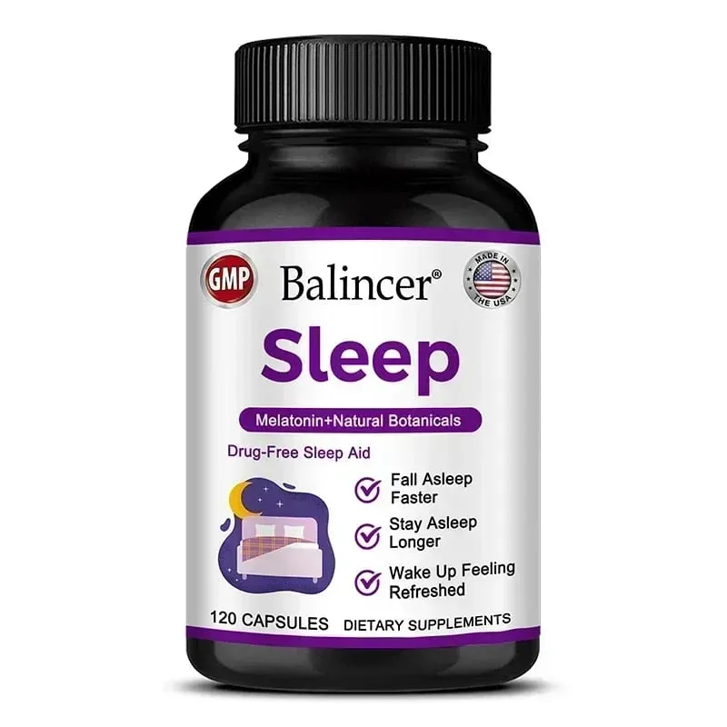 Valerian Root - Support for Calm & Relaxation To Prepare for Sleep Nervous System Health with Melatonin Extract 120 Capsules