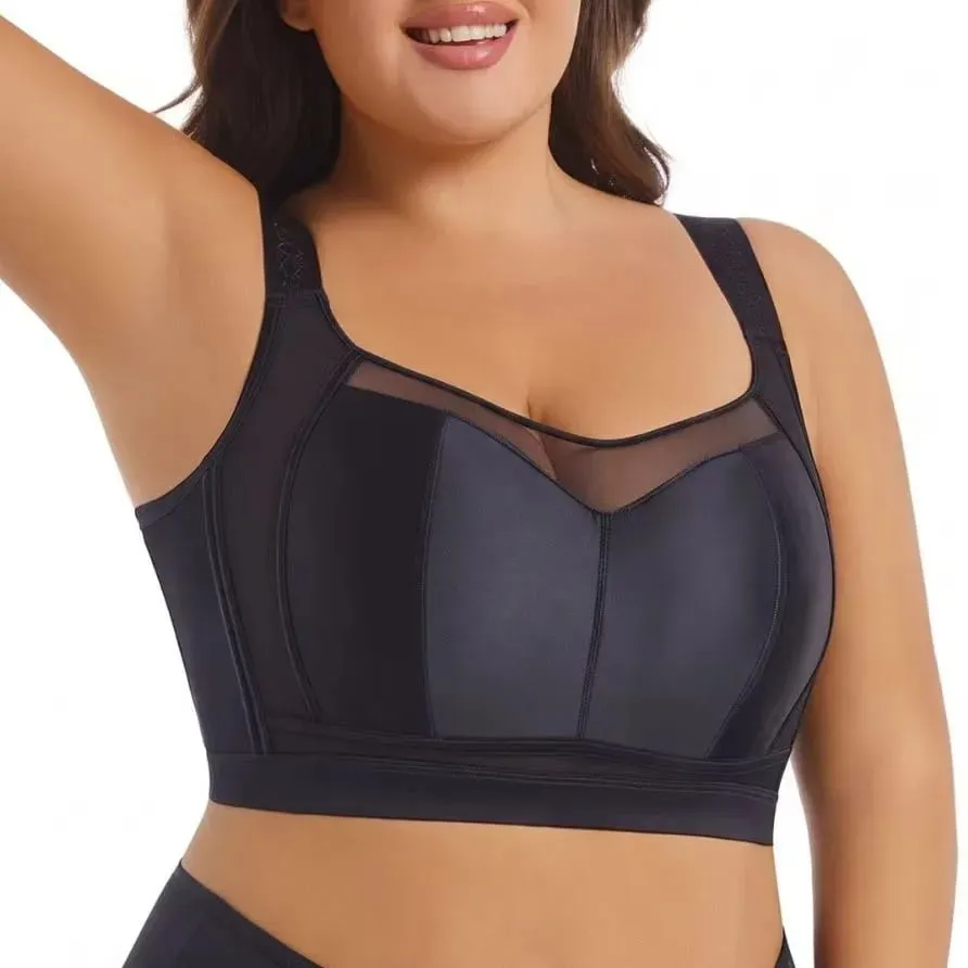 Sutiã minimizador feminino plus size, ultrafino, cobertura total, suporte lateral reunido, sutiã anti-flacidez para busto grande — image 3