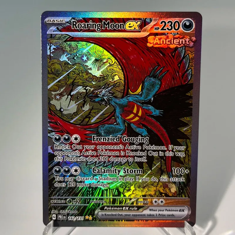 Kad PKM Prismatic Evolutions PTCG5-A GX Rainbow Umbreon Sylveon Leafeon ex Rare Collection Battle Toys Hadiah untuk Hobi — image 25