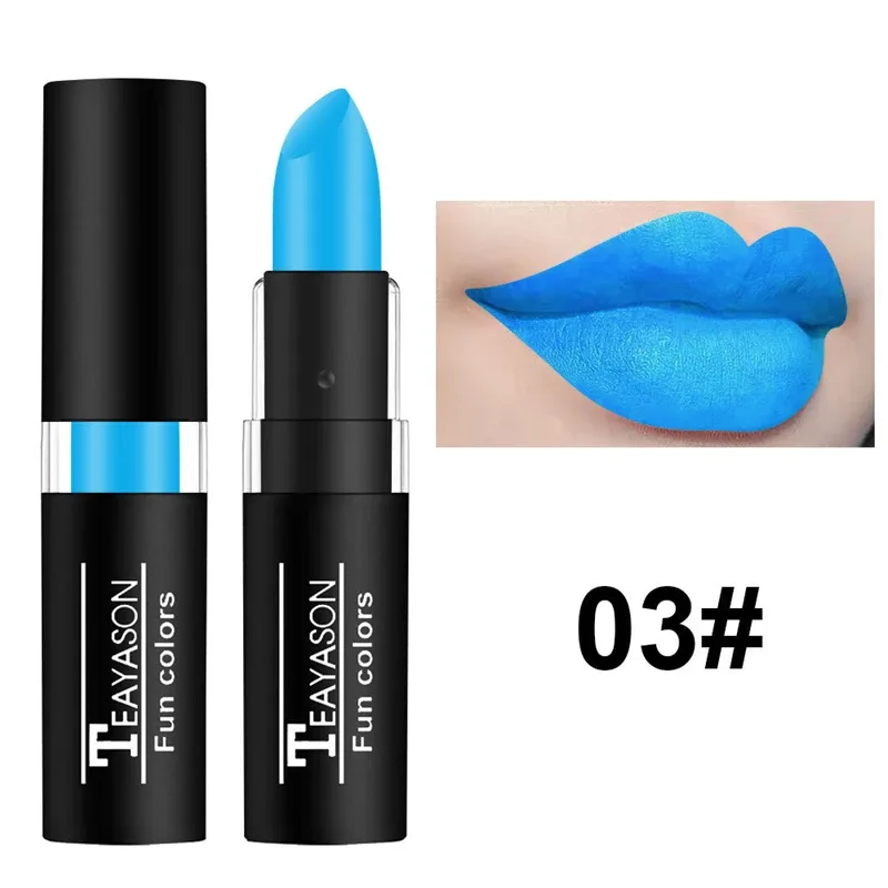 Matte Lipsticks 12 Colors Waterproof Long Lasting Lip Stain Non-stick Cup Sexy Red Black Lipstick Pigment Lip Cosmetics — image 10