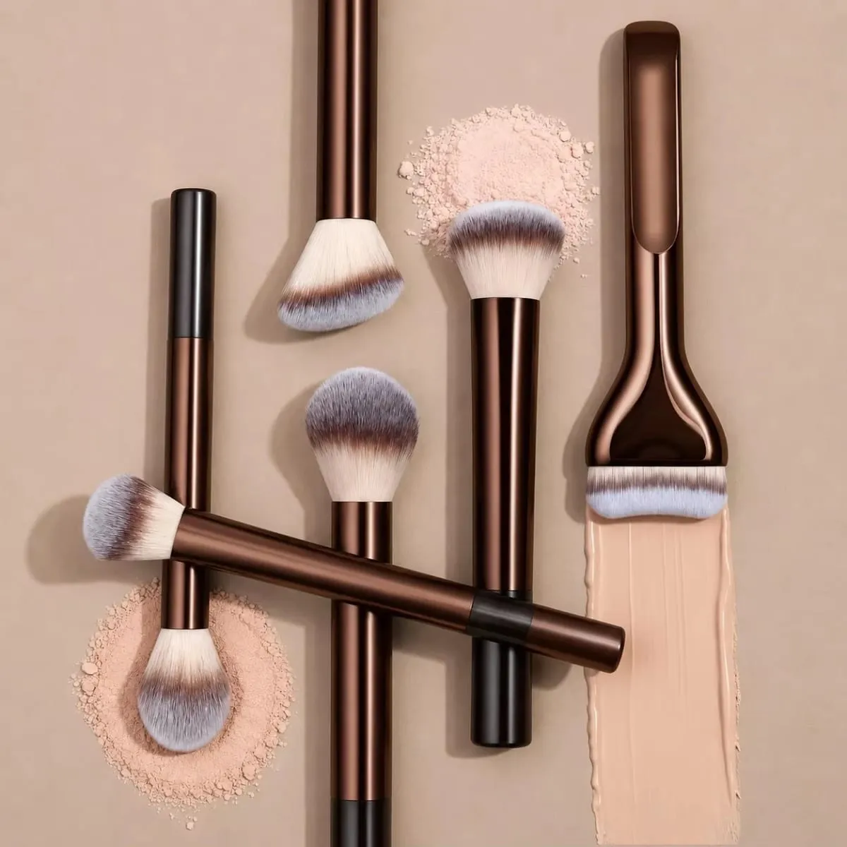 15-teiliges Make-up-Pinsel-Set, professionelle Make-up-Pinsel, hochwertige synthetische Puder-Concealer-Pinsel, Reise-Make-up-Pinsel-Set — image 3