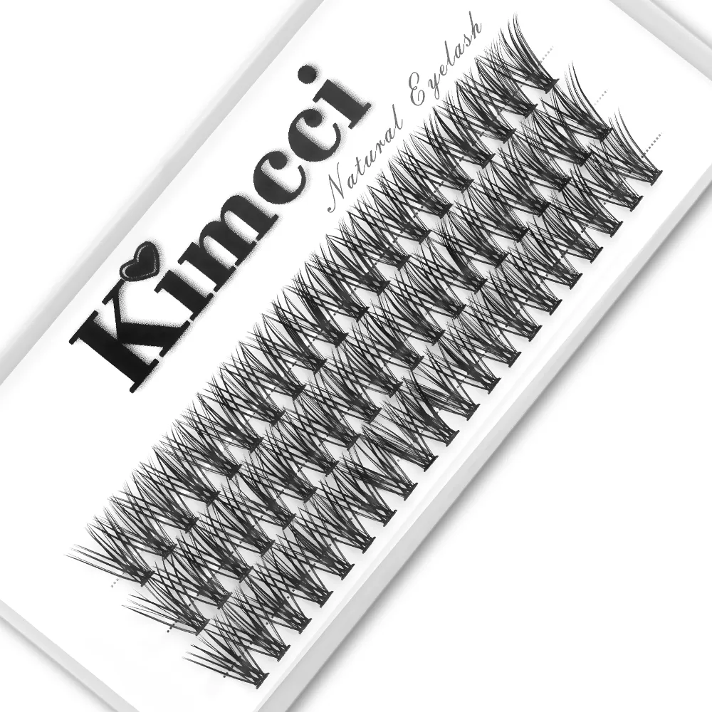 Kimcci 60 nœuds/étui Extension de Faux cils naturels maquillage 30 P vison individuel Faux cils professionnels Faux greffage cils — image 4