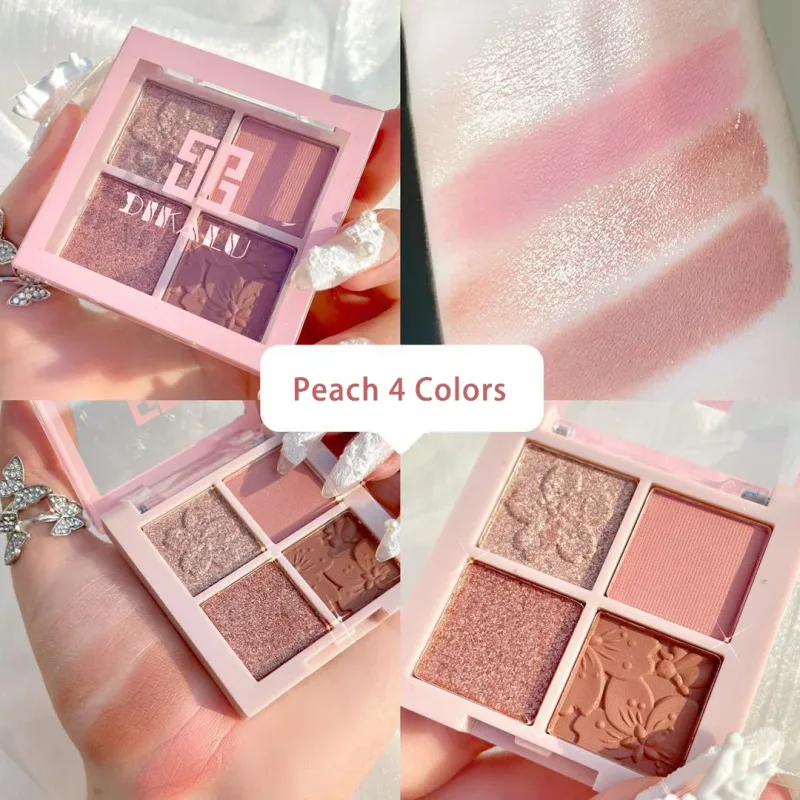 3/4 Colors Milk-Tea Eyeshadow Palette Professional Highlight Shimmer Brightening Long Lasting Eye Shadow Eye Makeup Eye Cosmetic — image 21