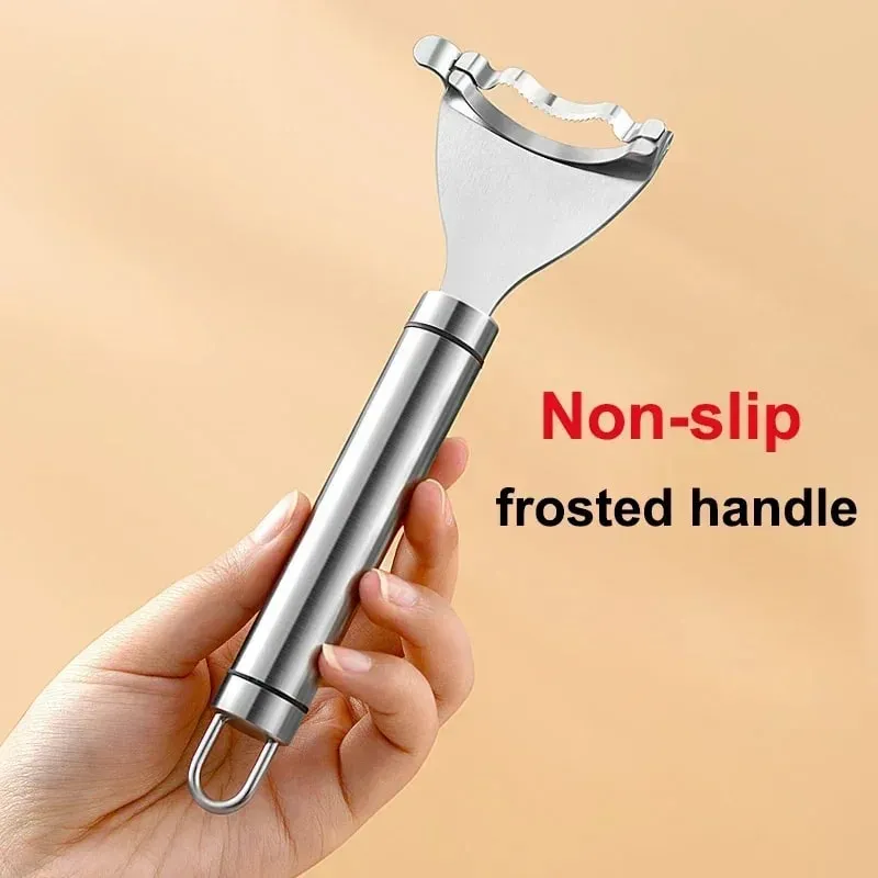 สแตนเลสเครื่องปอกข้าวโพด Serrated Corn Stripper Peelers Cob Shaver Planer Thresher เครื่องตัดผักผลไม้ผัก Gadget เครื่องมือ — image 5