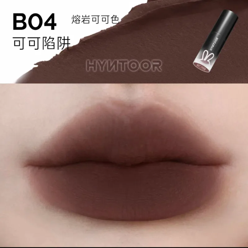 Hyntoor Black Lipgloss Glitter Gothic Gincu Set Dwi Warna Perak Matte Berkhasiat Dark Satin Metalic Kesan Berasap Harian — image 25