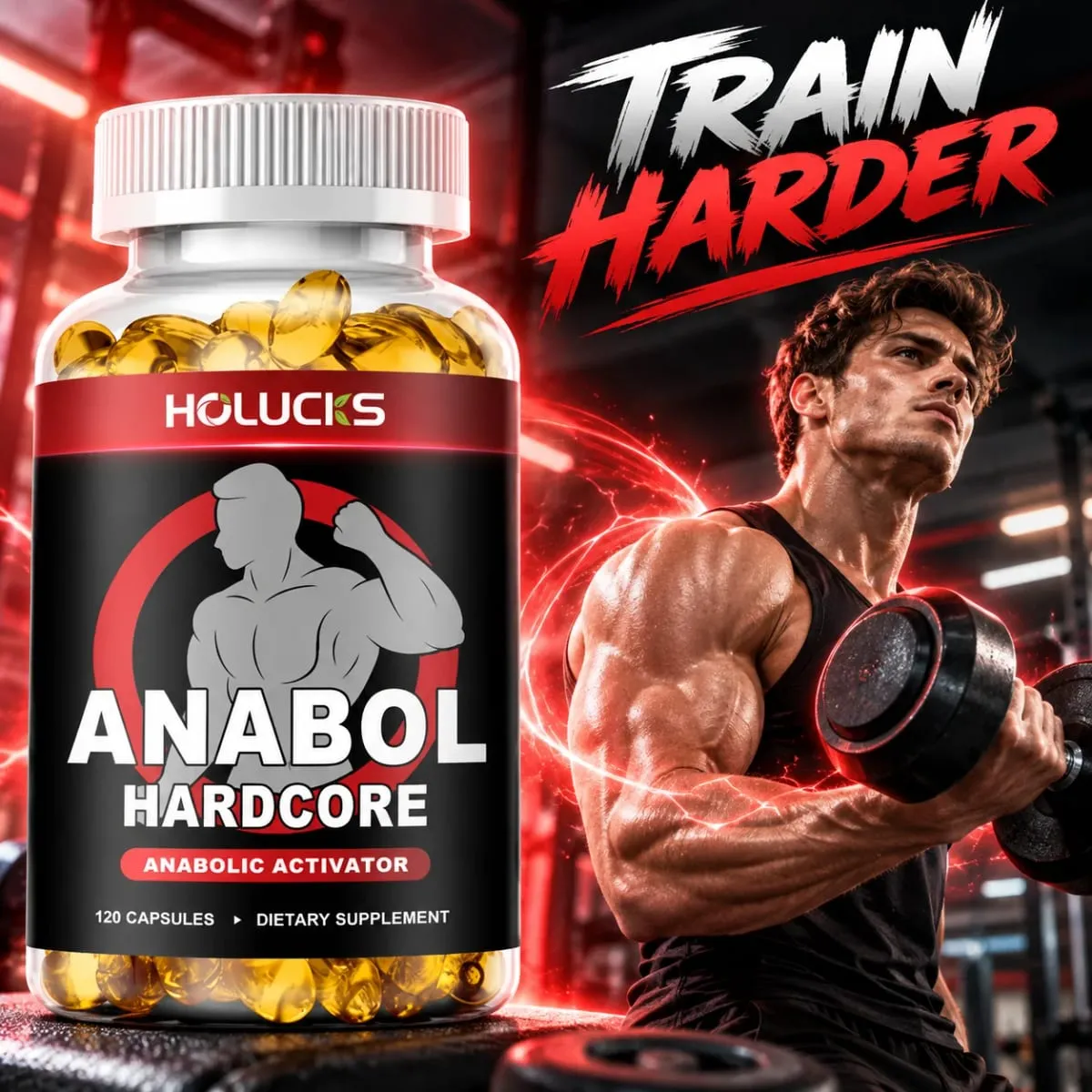 Muscle Builder for Men Boosts Energy Strength & Endurance Promote Muscle Protein Synthesis Supports Hormone Balance — image 4