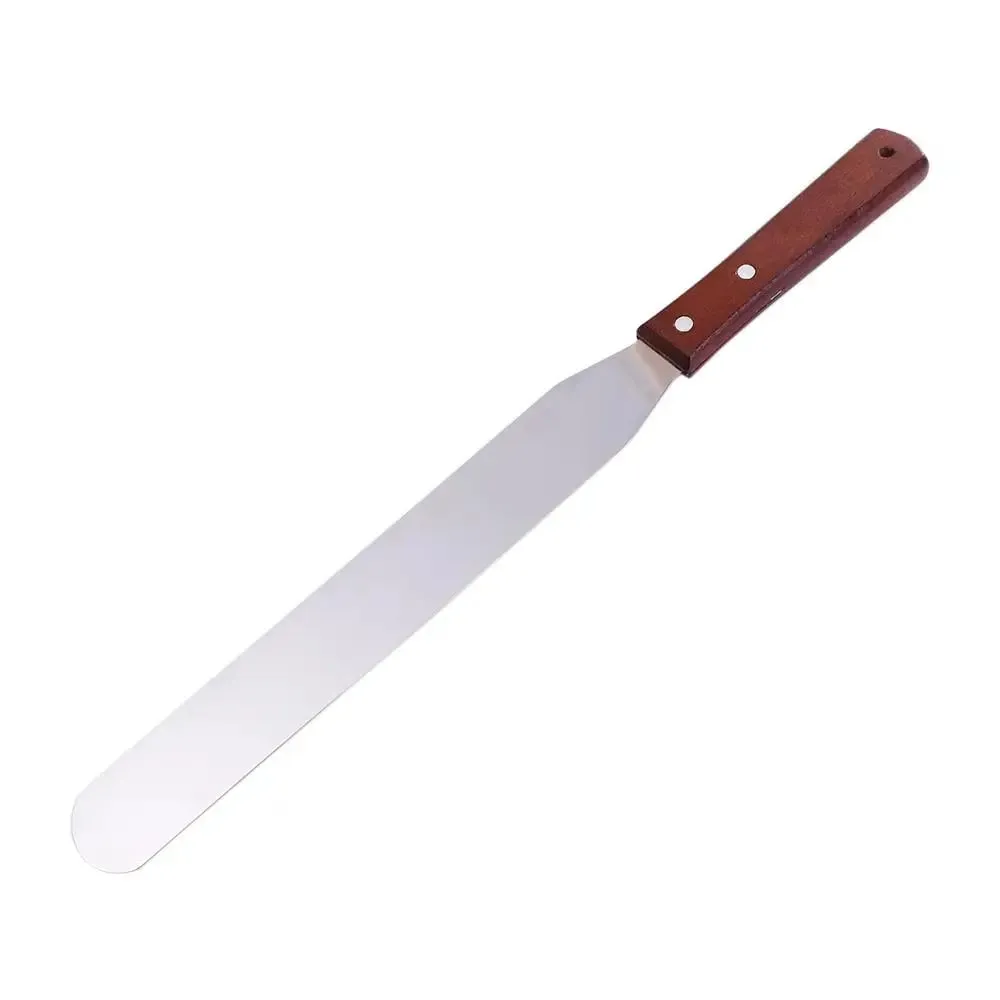 Kitchen Gadgets Stainless Steel Butter Scraper 8 Inch Comfortable Grip Cake Icing Spatula Rust-proof Jam Spreader Bread — image 8