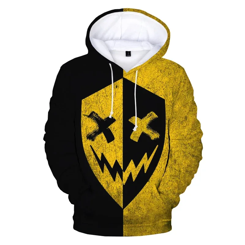 Patrón de moda diablo cara sonriente 3D impreso Sudadera con capucha sudaderas hombres mujeres moda Casual divertido jerseys sudaderas con capucha de Hip Hop