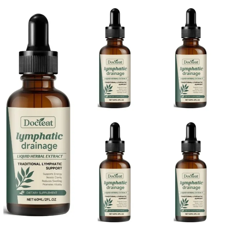 Lymfedrainagedruppels 60 ml supplement helpen opgeblazen gevoel en gezondheid van het immuunsysteem met klavertjes rode klaver en stillingiawortel — image 11