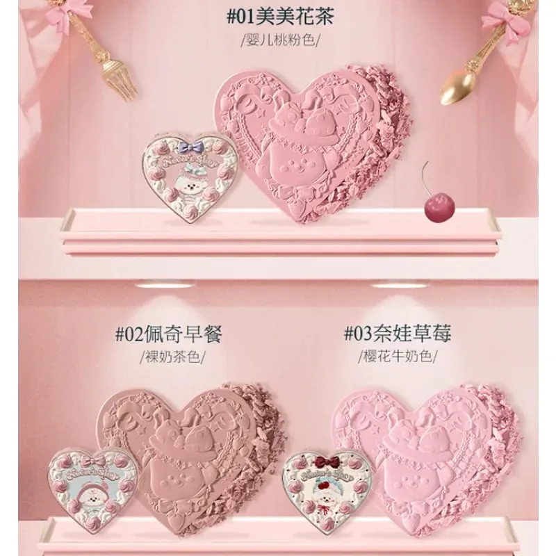 Flower Knows Never's Shop All-in Gift Set Matte Eyeshadow Lipstick Blusher Mirror Long-lasting Waterproof Korea Makeup Cosmetics — image 5
