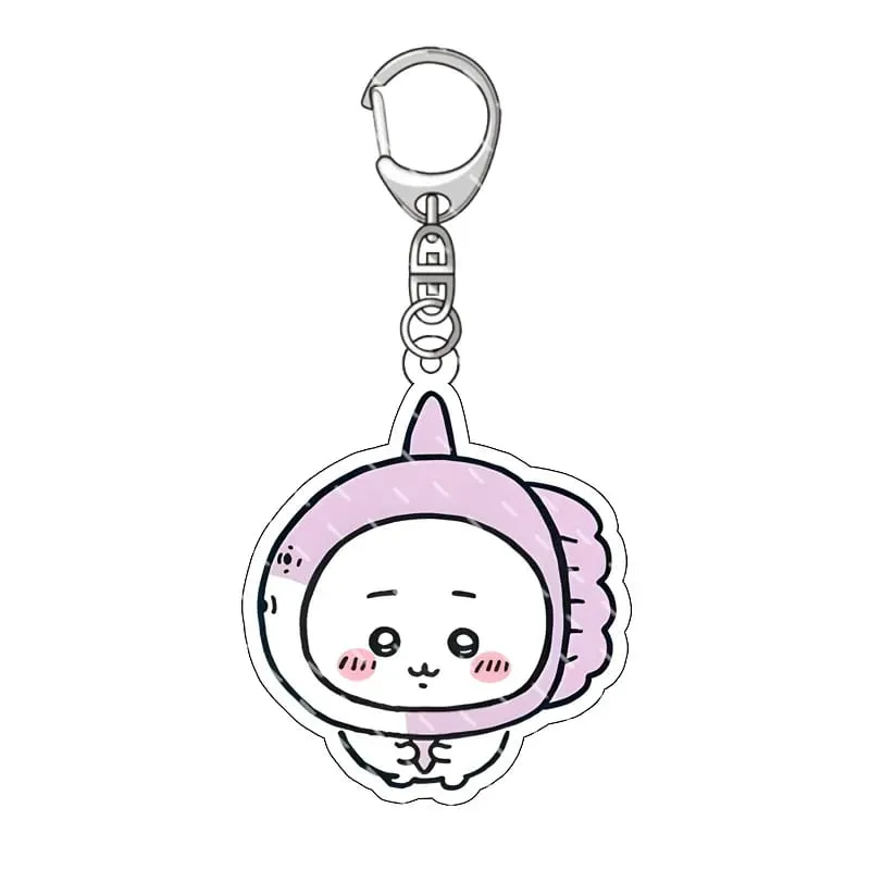 Yiji pendentif Anime bande dessinée acrylique périphérique porte-clés Hachiware Usagi mignon pendentif sac suspendu décoration décoration — image 21