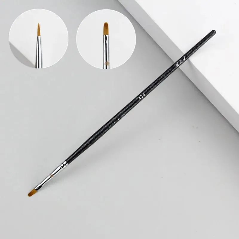 1pc 스머지 메이크업 브러쉬 플랫 아이 라이너 메이크업 브러쉬 디테일 정밀 컨실러 파우더 컨투어 하이라이트 아티스트 코스메틱 툴