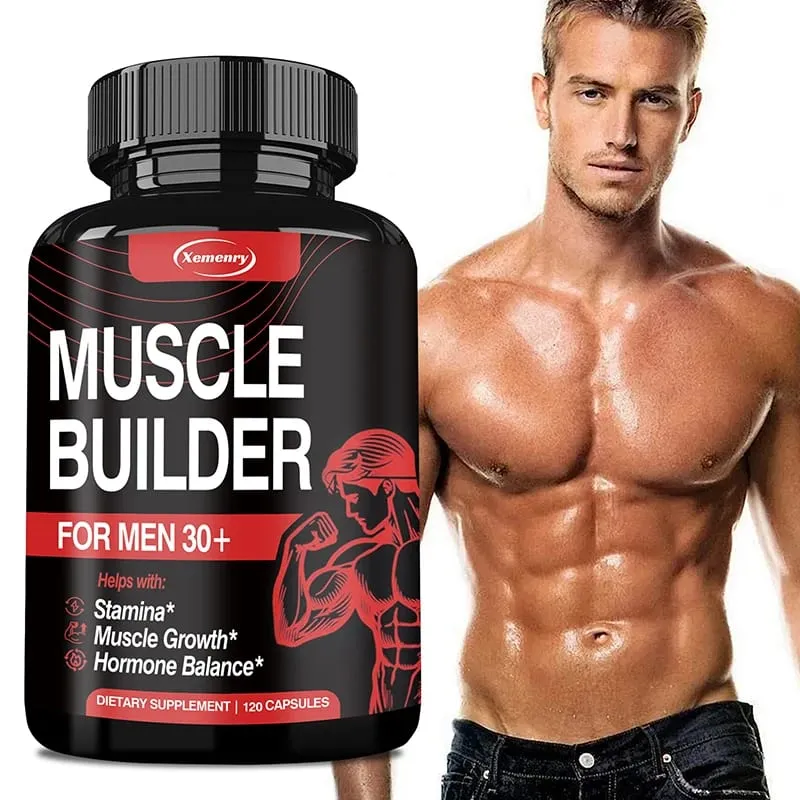 Muscle Builder for Men 30+ - Boosts Muscle Strength and Endurance Supports Hormone Balance — image 1