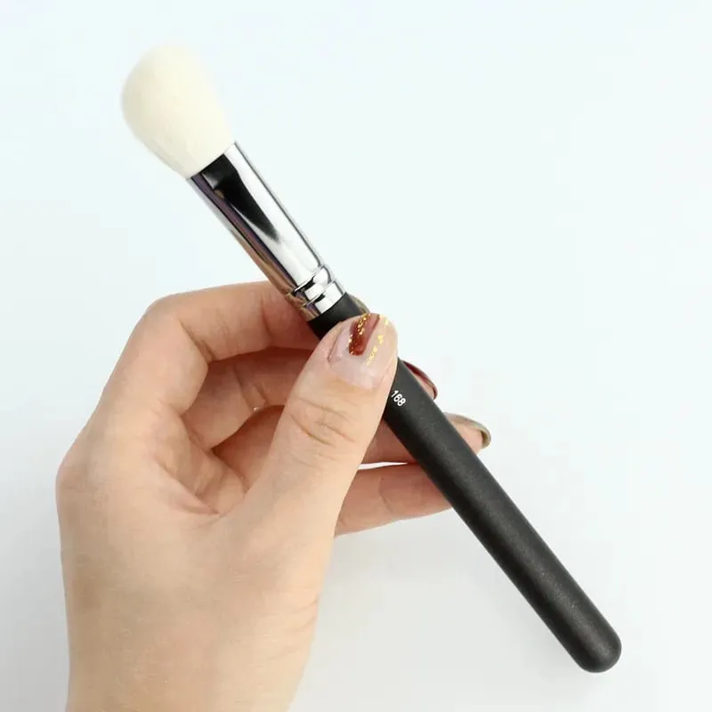 1 stück M serie Make-Up Pinsel Pulver Kontur Lidschatten Make-Up Pinsel Tier Haar Holz Griff Hohe Qualität Kosmetische Werkzeug künstler — image 12