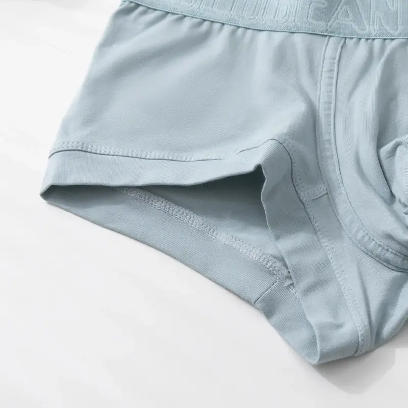 Men's Boxers Cotton Underwear Boxer Shorts Sexy Men Boxer Briefs Solid Color Underpants Boxer For Man — image 5
