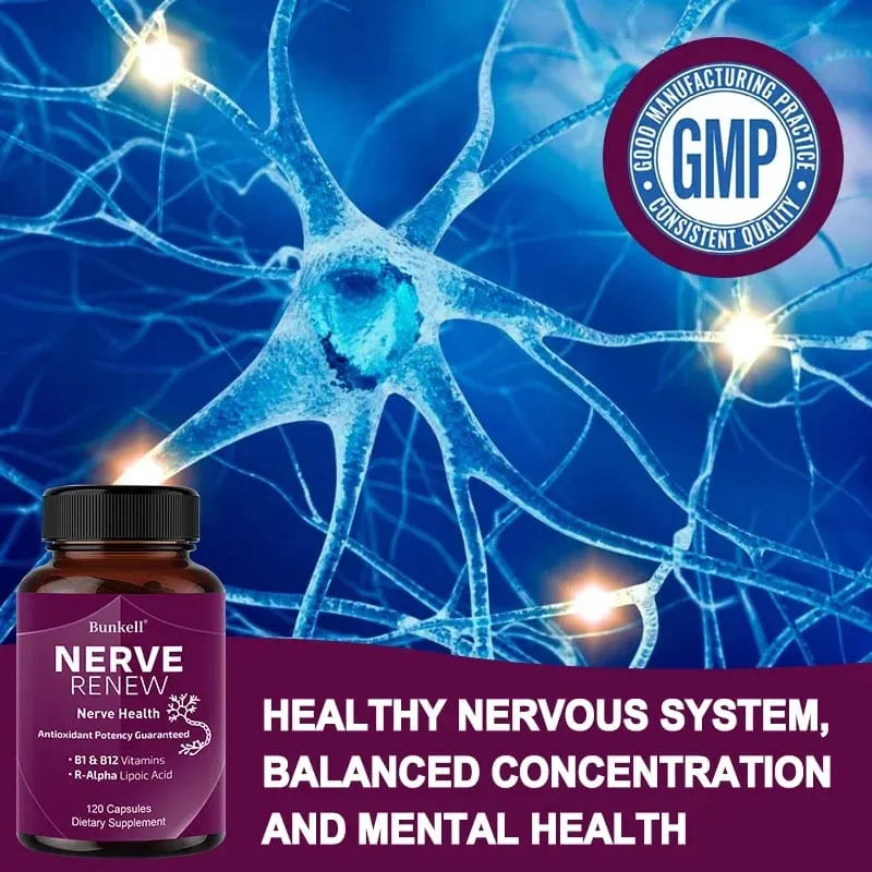 Kapsul Sokongan Neurologi - Vitamin Alpha Lipoic Acid - Menyokong Sistem Saraf dan Kesihatan Sendi Kesihatan Tulang — image 3